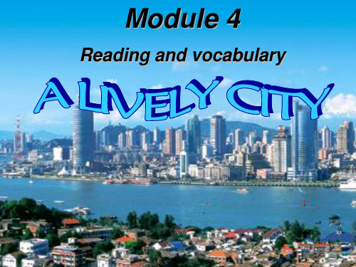 高中英语《A lively city》优质教学课件
