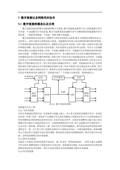 数字复接以及网络同步讲稿