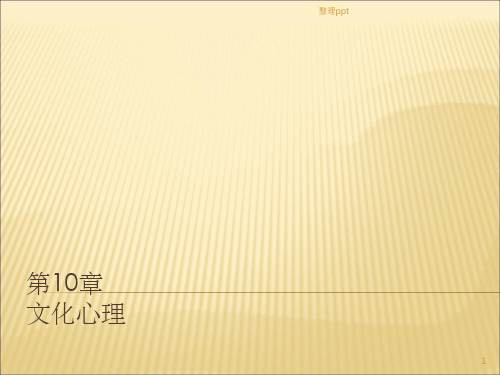 消费心理学文化心理