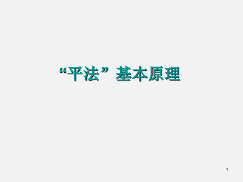 平法基本原理讲义