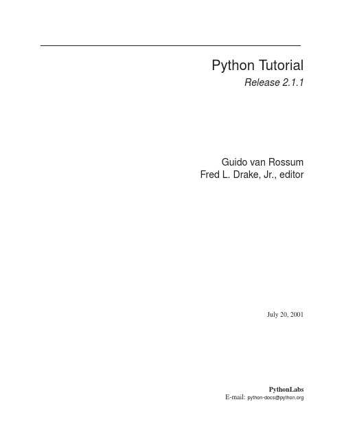 python-tutorial