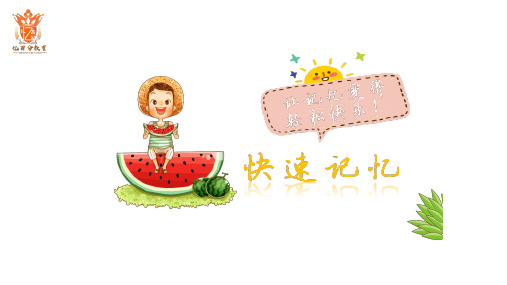 17 小结右脑快速记忆PPT课件记忆法教学培训资料