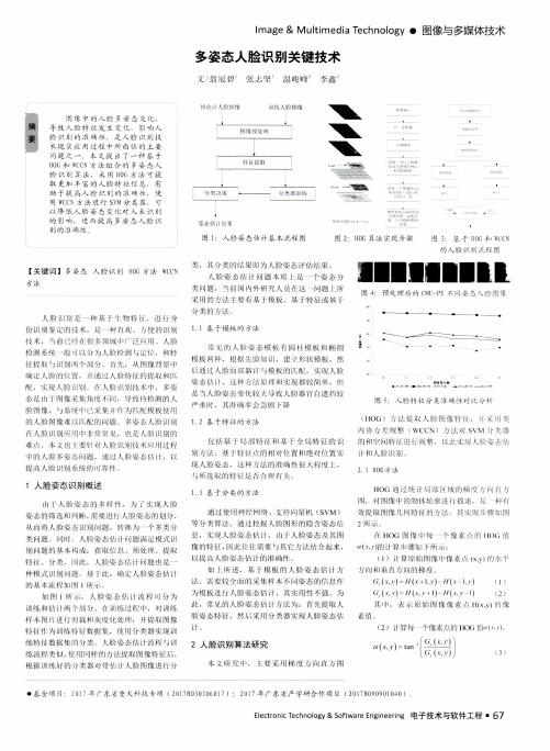 多姿态人脸识别关键技术