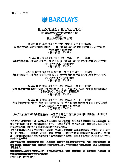 BARCLAYS BANK PLC