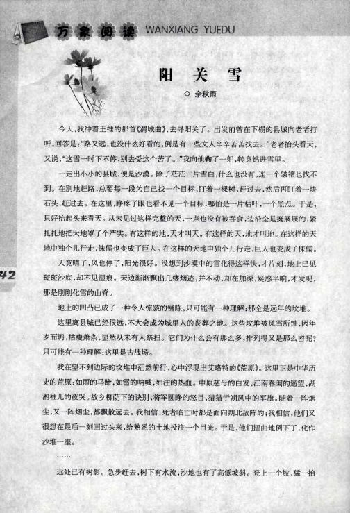 阳关雪