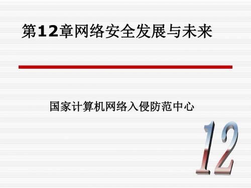 网络安全发展与未来讲义(PPT 109页).ppt