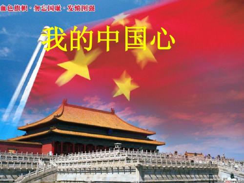 我的中国心课件
