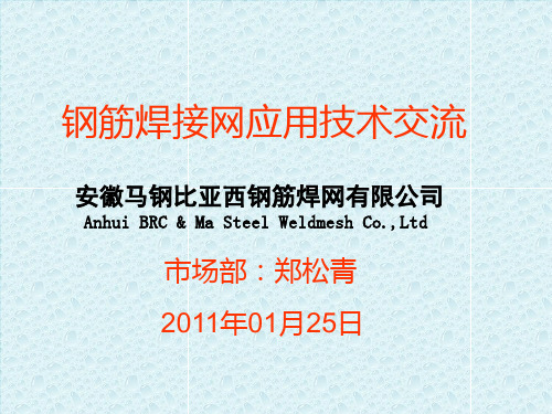 钢筋焊接网应用技术交流