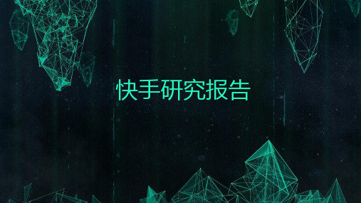 快手研究报告