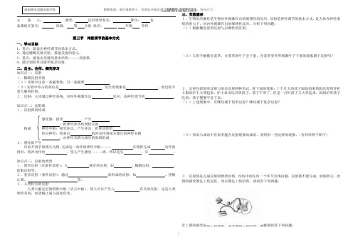 第六章第三节神经调节的基本方式