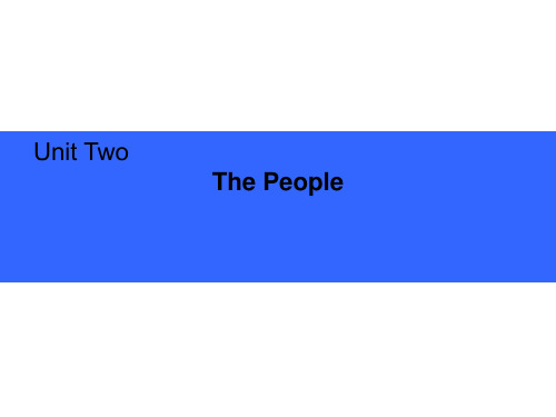 英语国家概况-英国Unit two