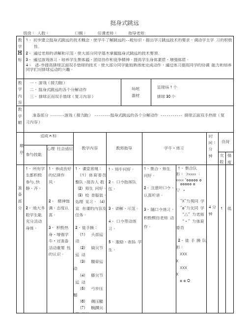 挺身式跳远(教案).docx