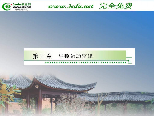 2011届高考物理单元考点总复习课件 牛顿运动定律