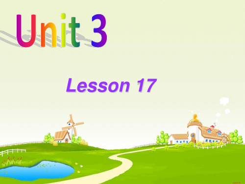 人教精通版六年级上册英语lesson 17精品课件