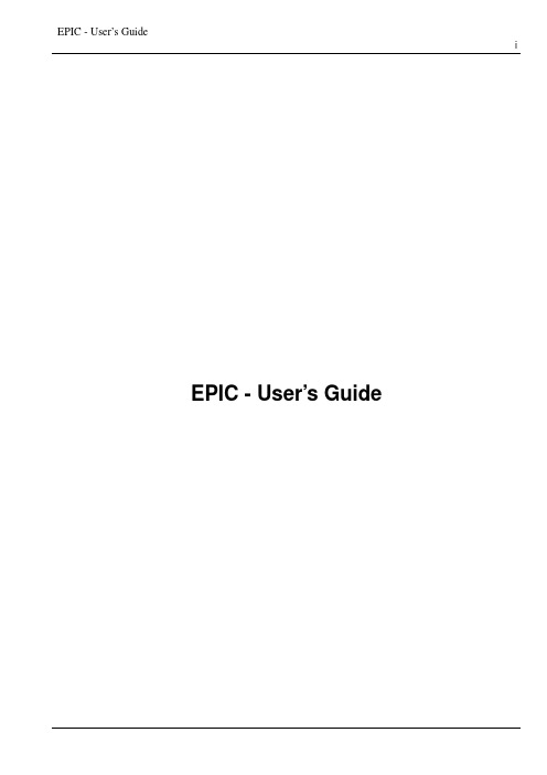 EPIC_User's_Guide