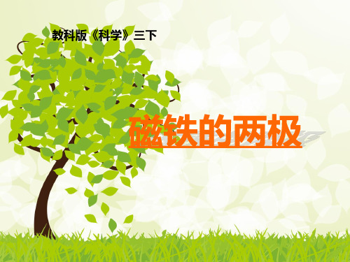 三年级下册科学课件-4.3《磁铁的两极》 ｜教科版  (共15张PPT)