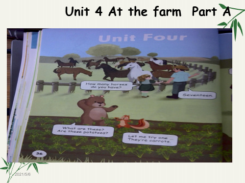 四年级英语下册Unit 4 At the farm课件