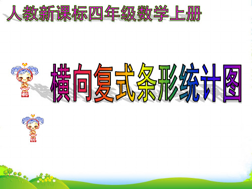 新人教版四年级数学上册《横向复式条形统计图》优质课件