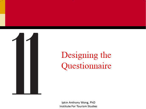Questionnaire Design (Research Method)