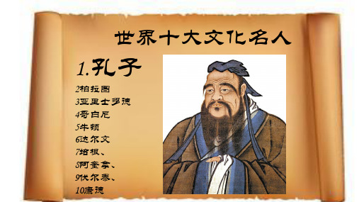 孔子的哲学思想ppt课件