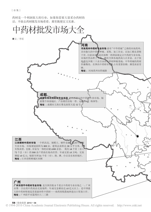 中药材批发市场大全