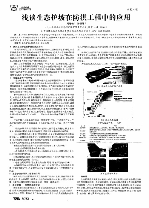 浅谈生态护坡在防洪工程中的应用