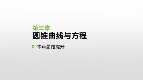 北师大版高中数学选修2-1课件：第三章 本章总结提升(共19张PPT)