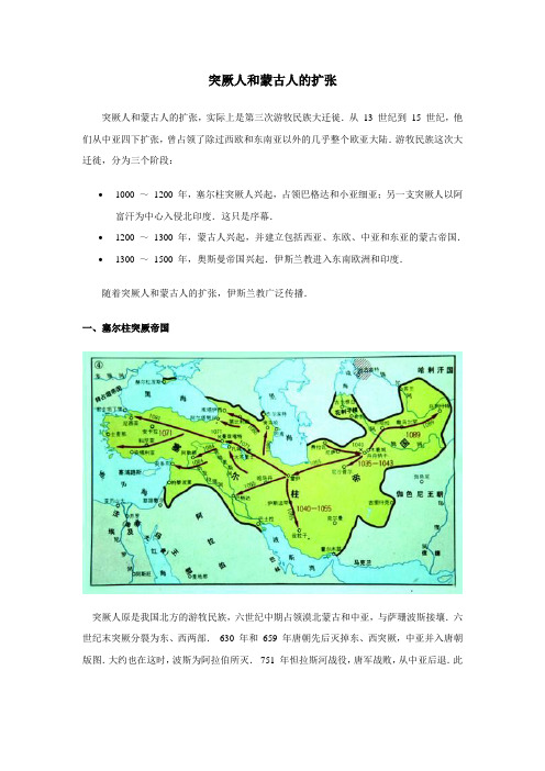 14突厥人和蒙古人的扩张