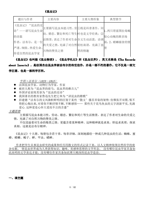 名著阅读《昆虫记》