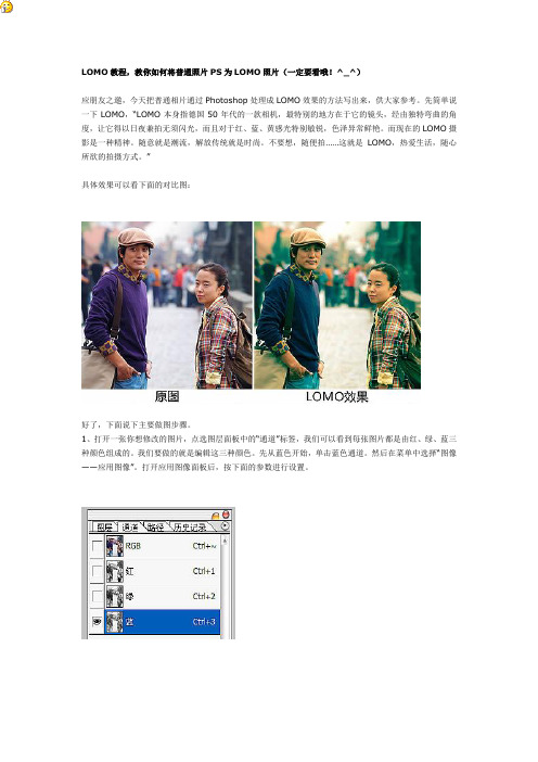 LOMO教程