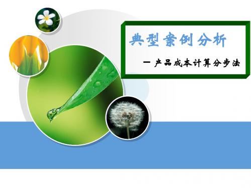 产品成本计算分步法