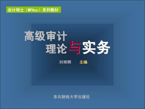 刘明辉高级审计理论与实务