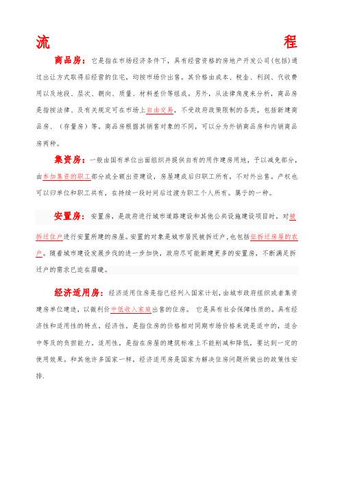 住房按揭贷款流程