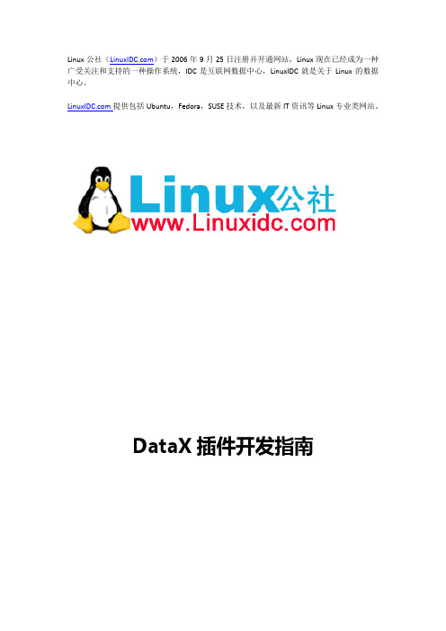 DataX插件开发指南