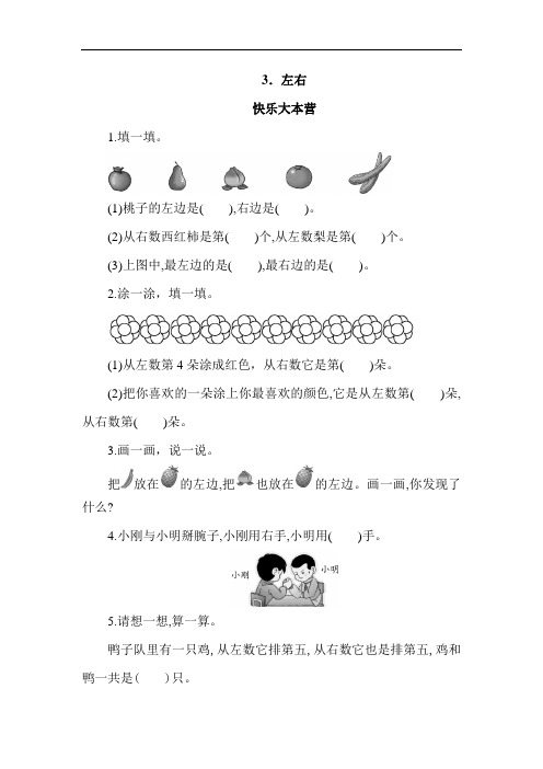 左右练习题