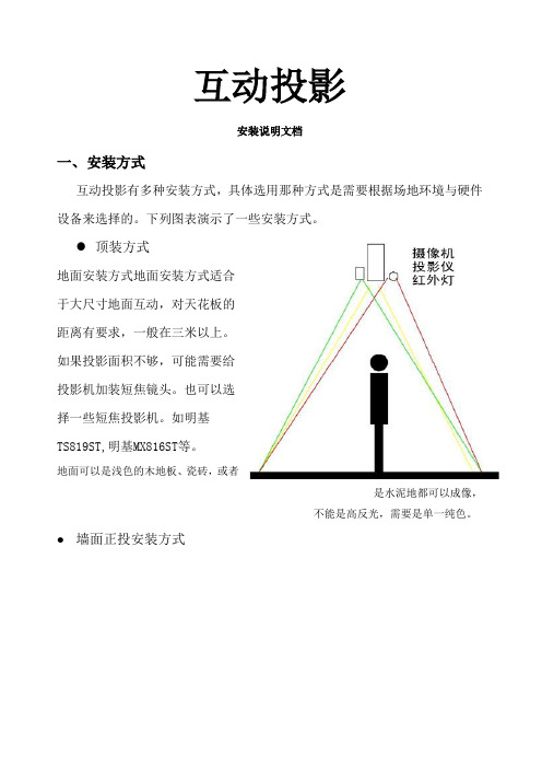 互动投影系统使用详细讲解