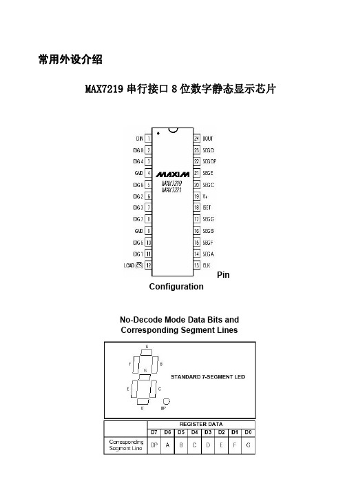 MCU常用外设介绍
