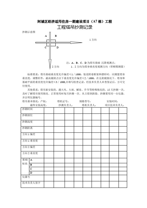 11：!现场塔吊抄测记录