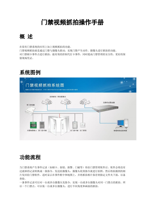 视频抓拍手册.-门禁控制器