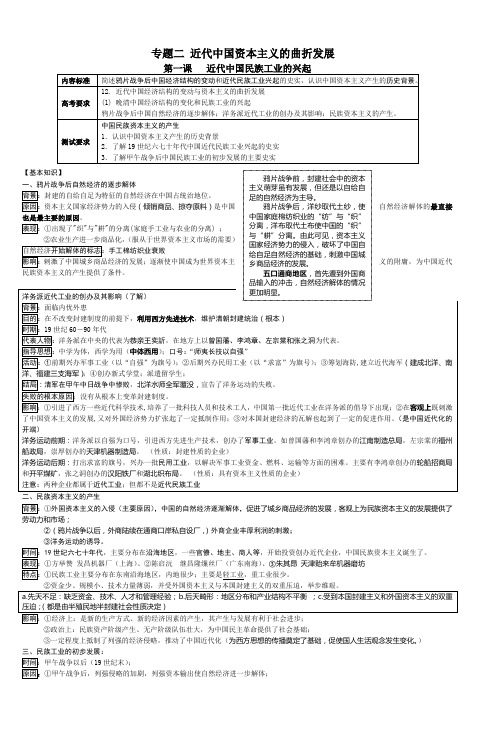 丹阳五中高一历史课堂学案必修二经济史