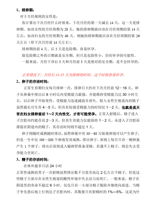 生殖知识