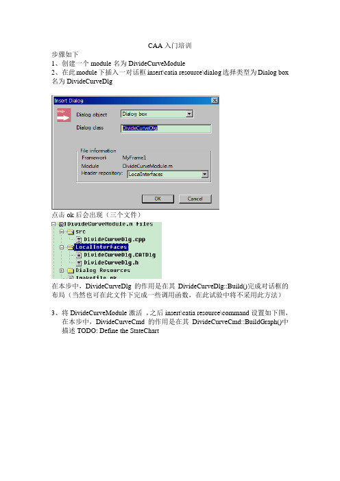 CAA入门培训