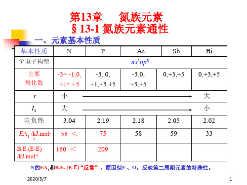 第13章 氮族元素
