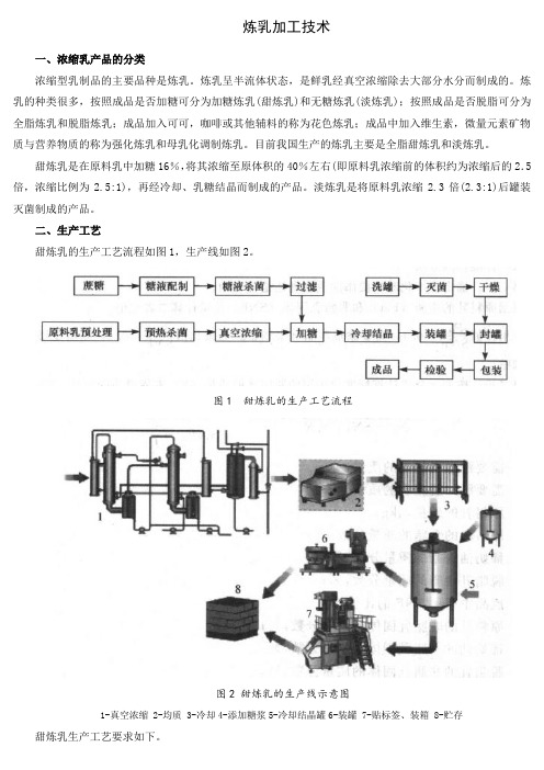 食品机械与设备炼乳加工工艺