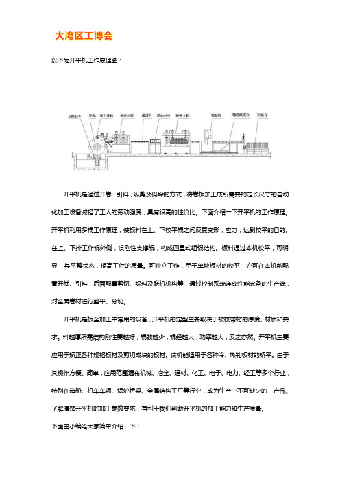 开平机工作原理图【图解】