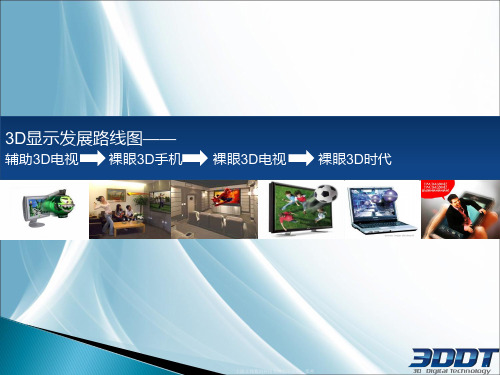 裸眼3D显示路线图