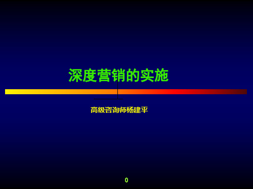 深度营销的实施杨建平.pptx
