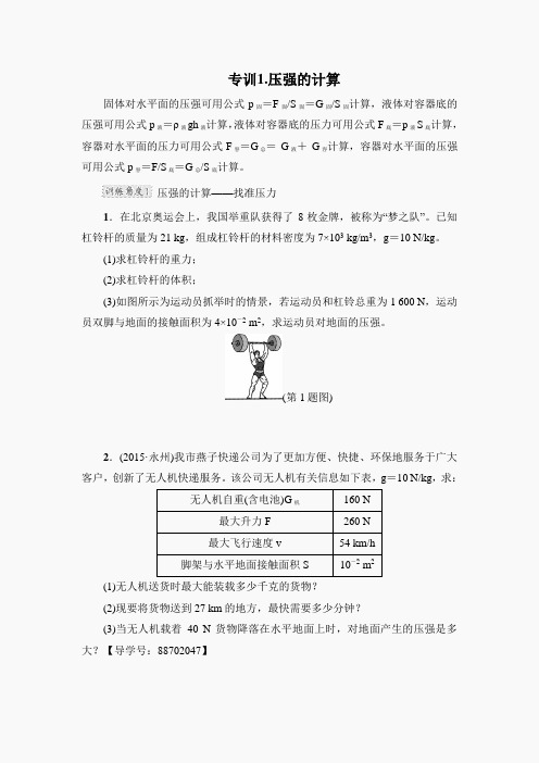 阶段强化专题训练(9)