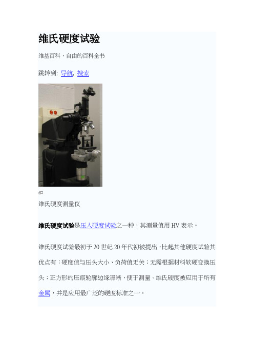Hardness testing method