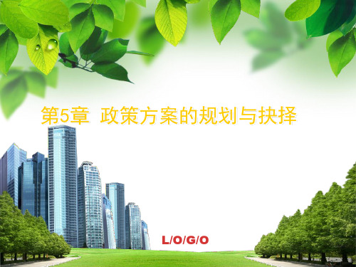 政策方案规划与抉择